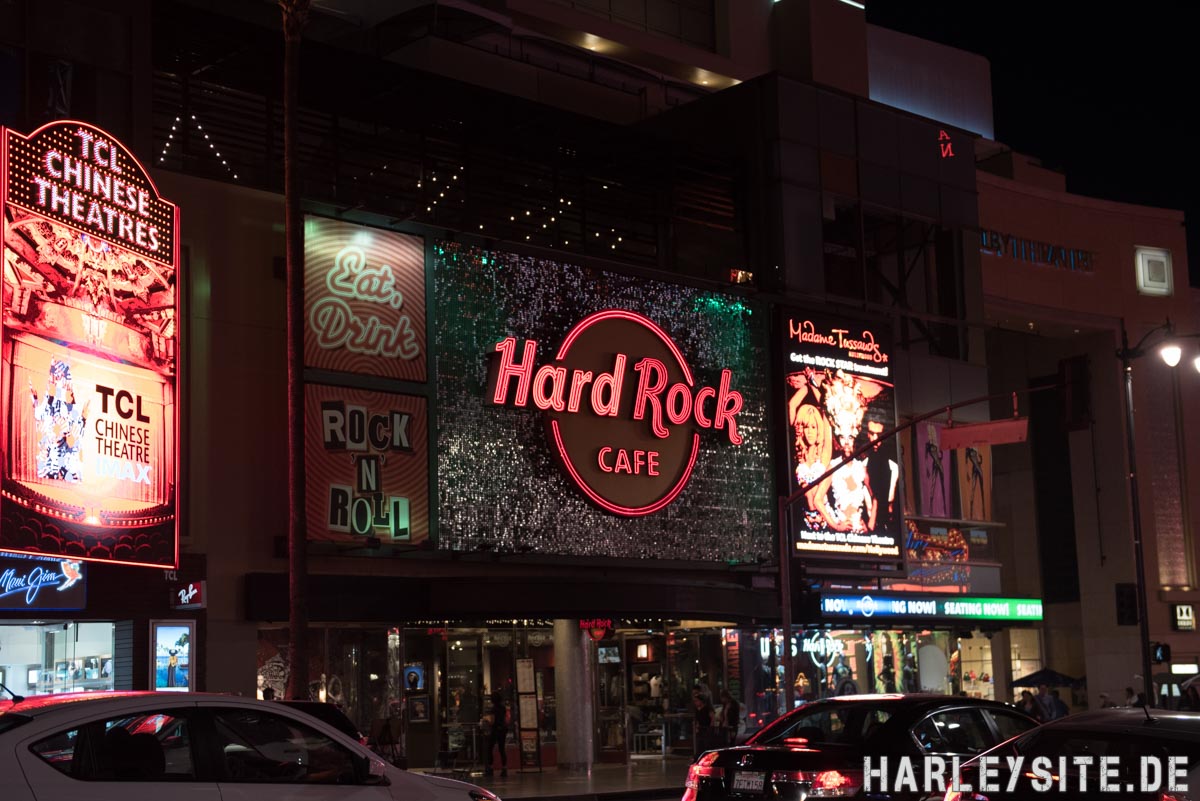 Hardrock Cafe in Hollywood Los Angeles