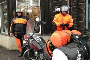 Der Regen hat uns wieder erwischt, so richtig volles Rohr