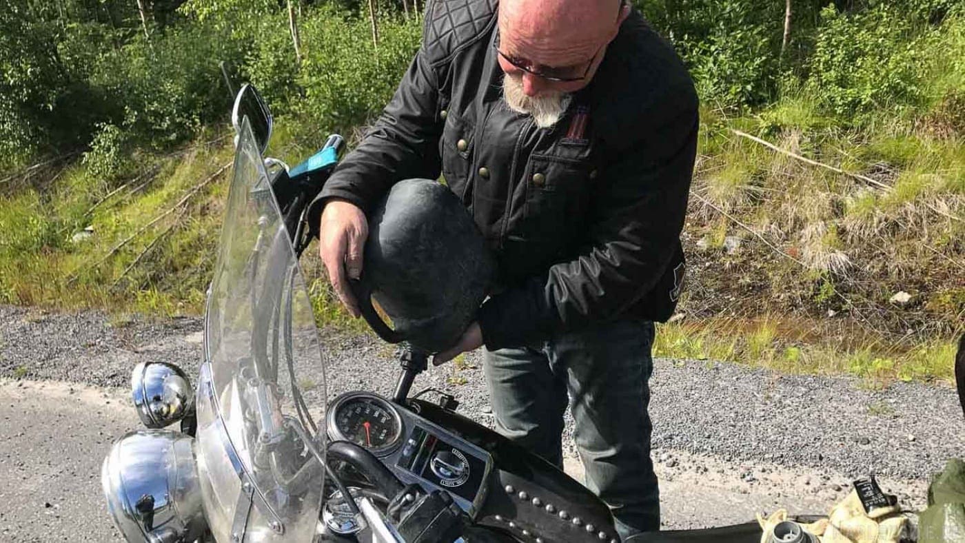 Hermann hat keinen Sprit mehr