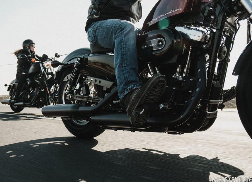 2015HD07 Sportster exhaust system