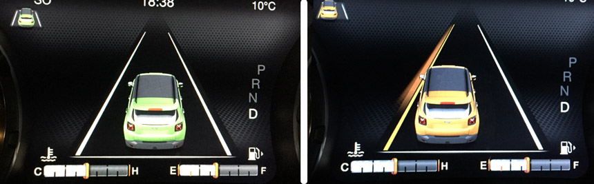Jeep meets Harley und beide sind auf Innovativen wegen unterwegs! Jeep Renegade Spur Assistent