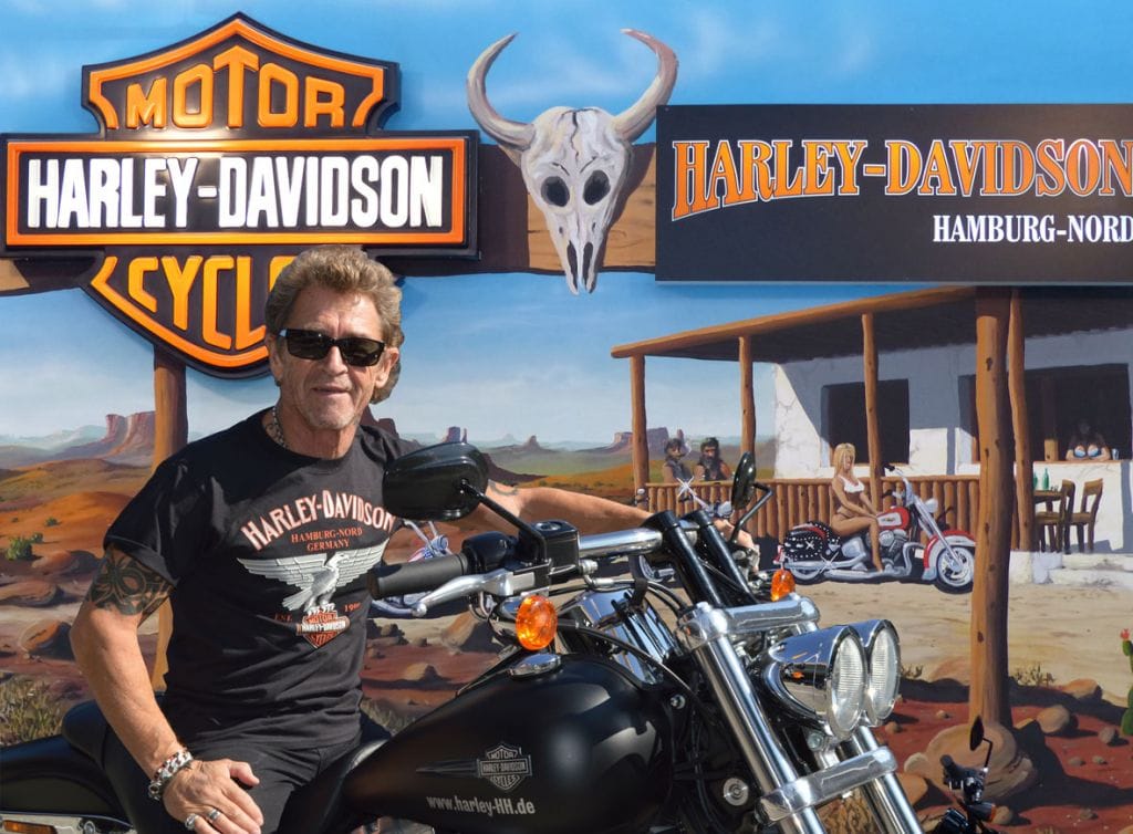 OPEN HOUSE BEI HARLEY-DAVIDSON HAMBURG NORD AM 14. SEPTEMBER 2013 Peter Maffay bei Harley-Davidson in Hamburg