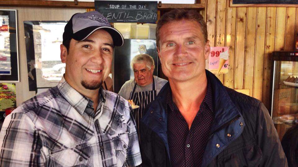 David Coulthard in Kingussie UK