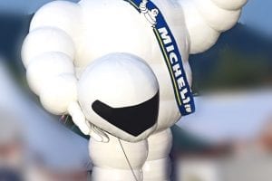 Harley-Davidson & Michelin Scorcher Test Ride Michelin Männchen