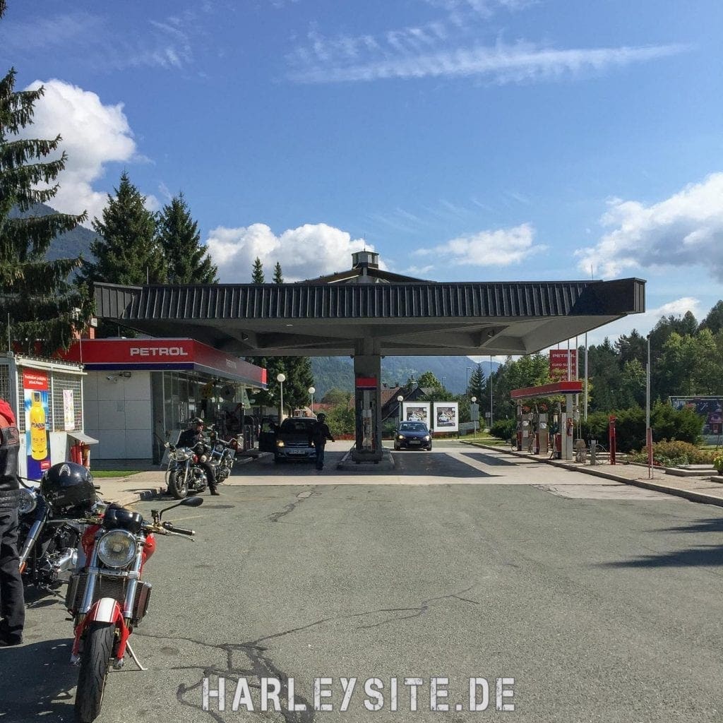 Tankstelle in Slovenien