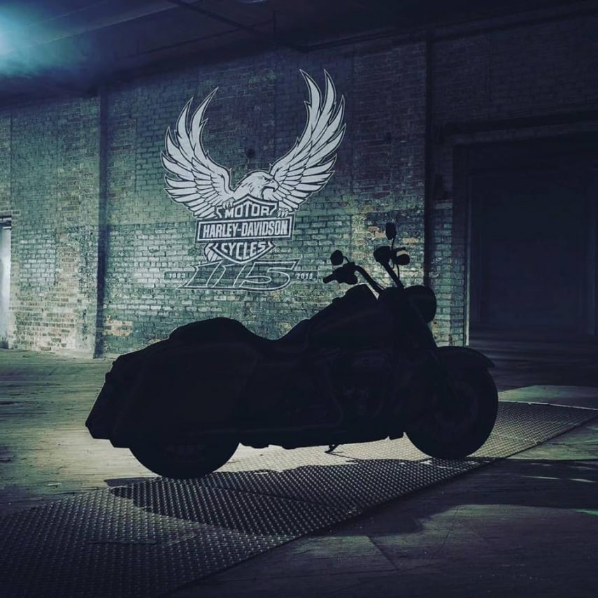 Die Harley-Davidson 115th Anniversary Holzkiste