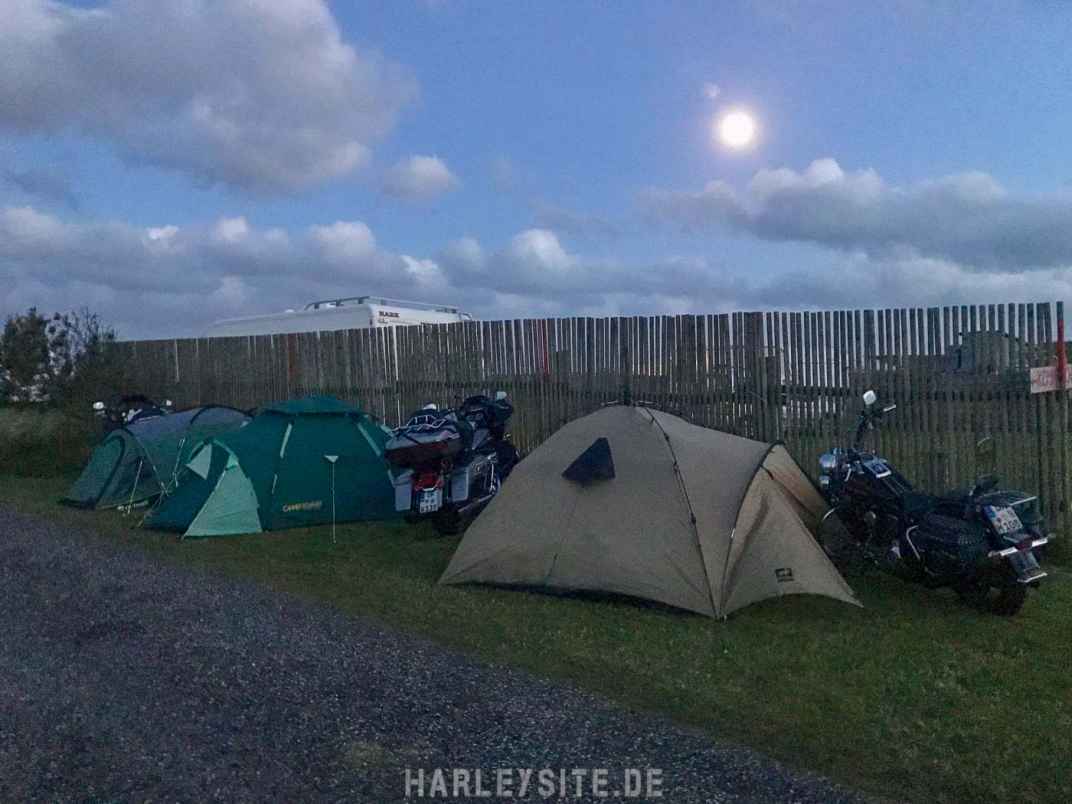 Unsere erste Nacht verbringen wir in Dänemark