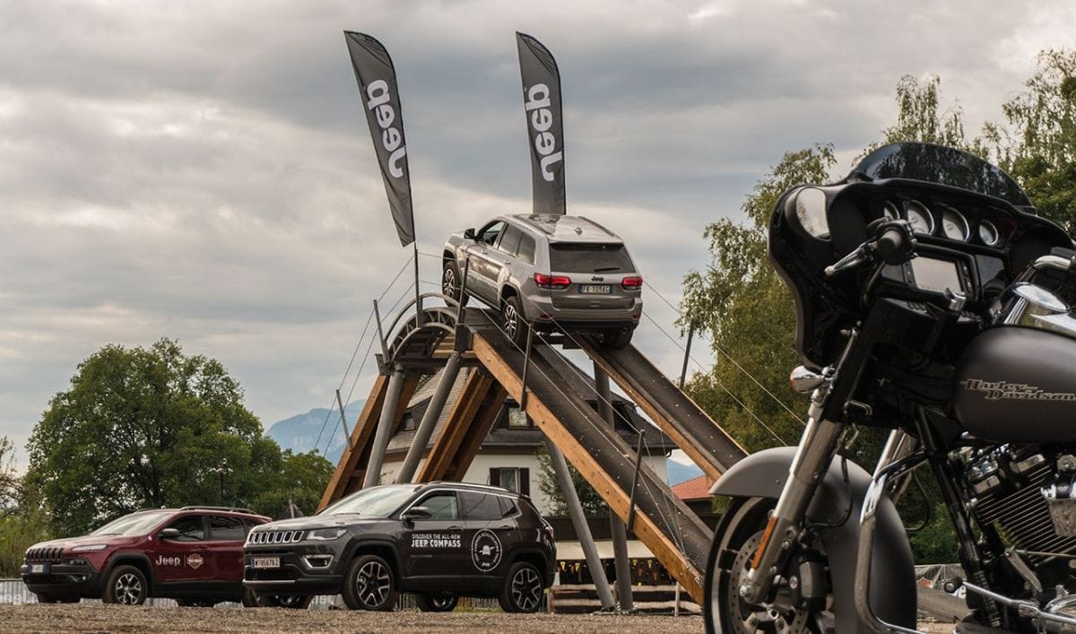 Jeep in the offroad park
