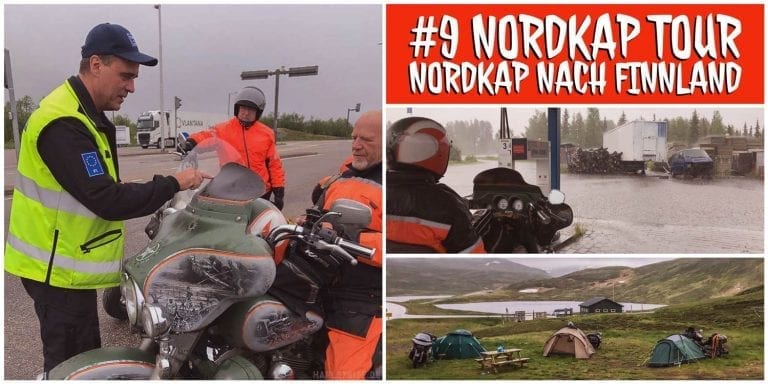 Wichtige Tipps zur Nordkap Motorradtour - Kosten und Ausrüstung Rückfahrt vom Nordkap in Richtung Lappland