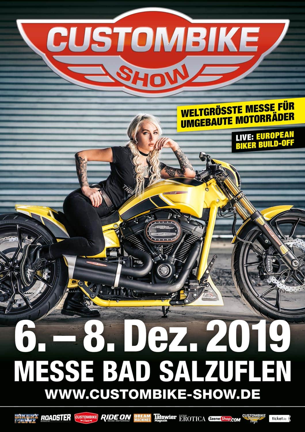 CUSTOMBIKE-SHOW 2019 POSTER