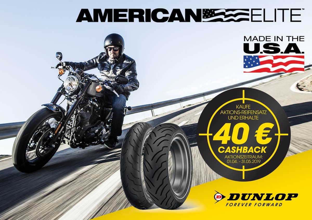 Dunlop CashBack Aktion 2019