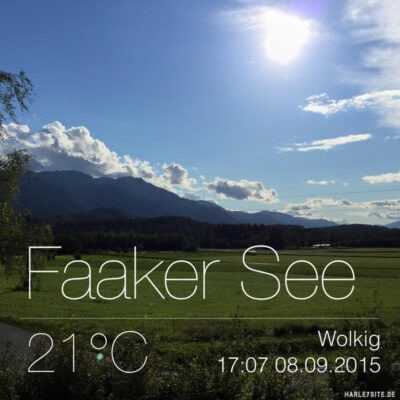 Von Kiel zum Faaker See