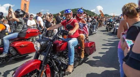 Road King Special auf der Parade