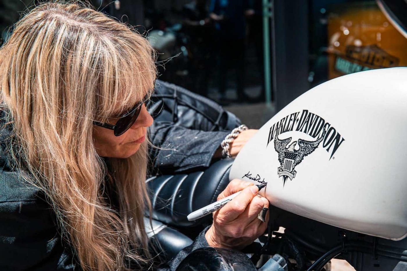 Bei bestem Wetter, fand in Portugal die jährliche European H.O.G. Rally statt Karen Davidson