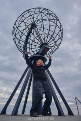 Am Nordkap in Norwegen