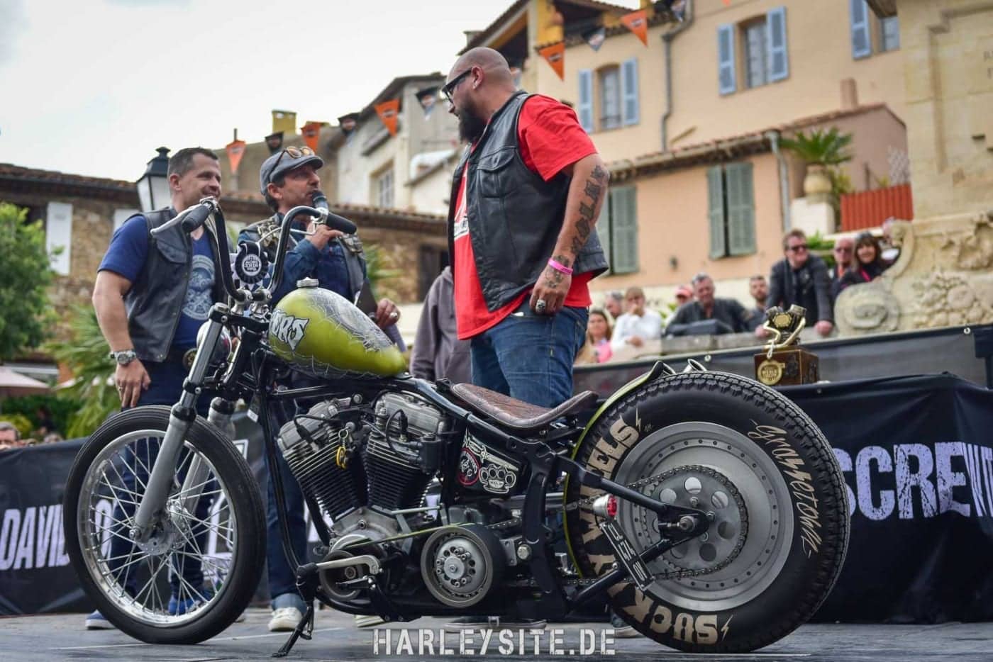 Custom bike at the Euro Festival Bike Show in Grimaud