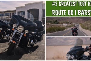 In Barstow findet man ein Original Teilstück der alten Route 66