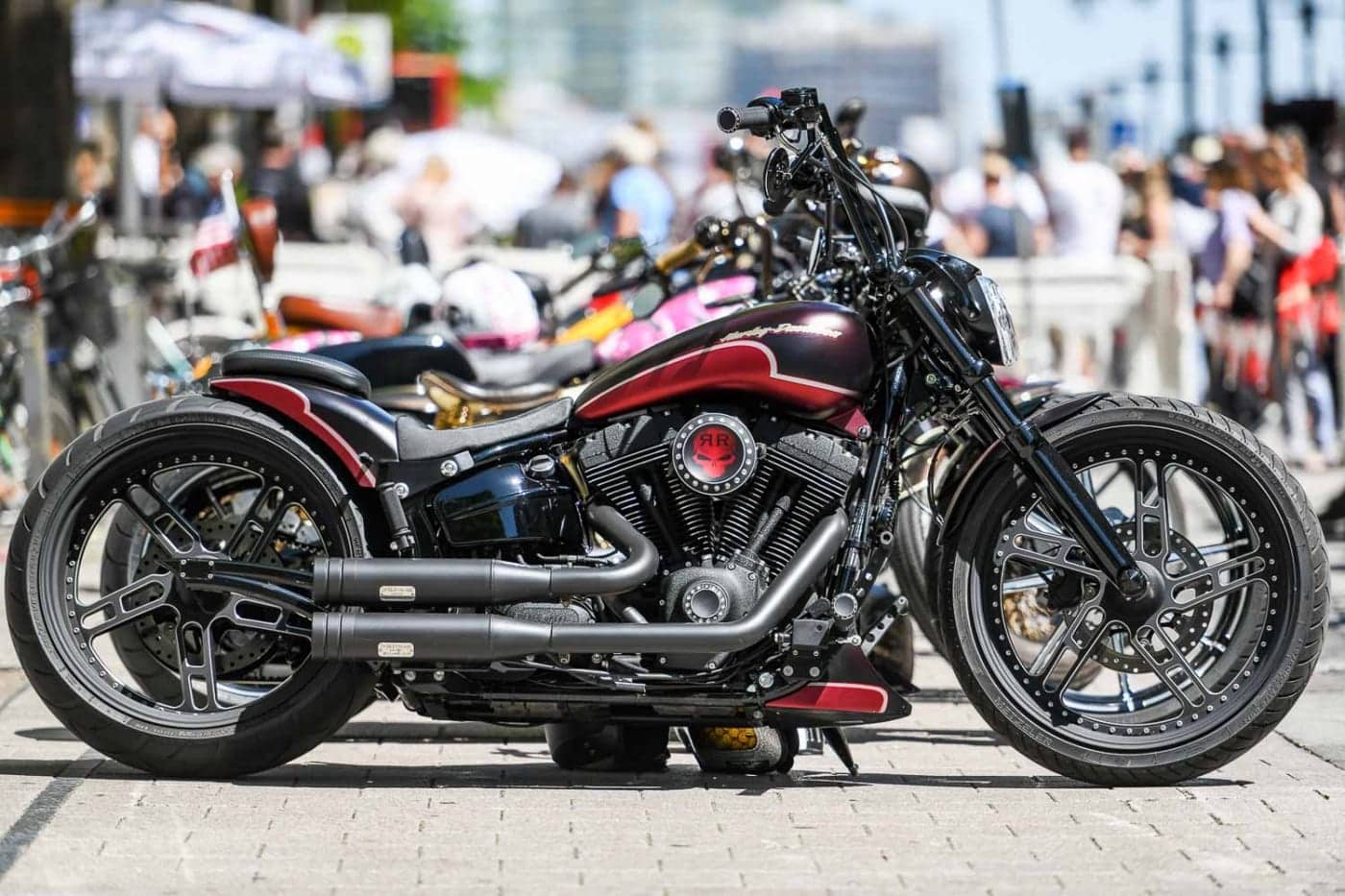 Custombike auf den Hamburg Harley Days