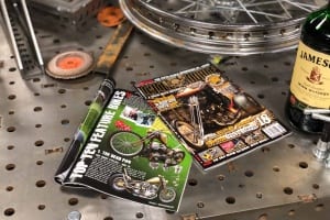 Orange County Choppers Spartan Bike Das Foto zeigt das Cover vom Cycle Source Magazin 2018