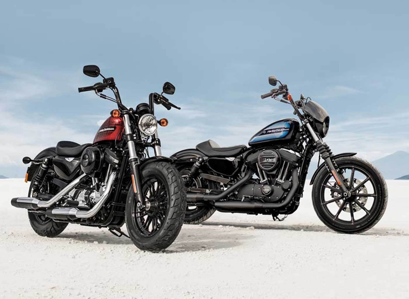 HARLEY-DAVIDSON FORTY-EIGHT SPECIAL AND IRON 1200 SPORTSTERS