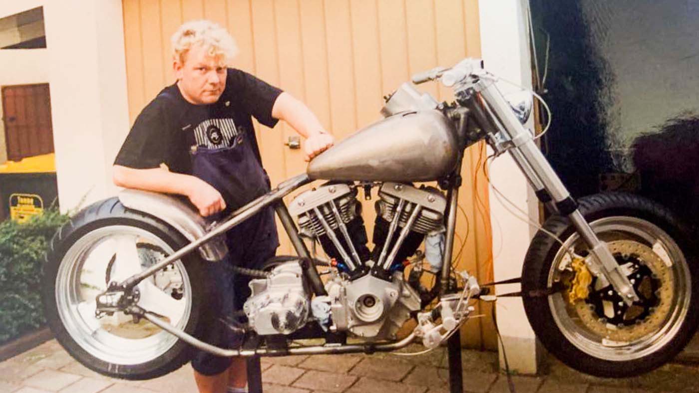 Ricks erster Mitarbeiter Jürgen, leider ist er 2019 nur noch in den Gedanken bei uns.