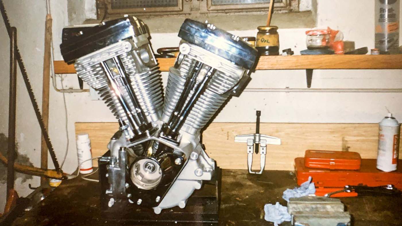 Rick seine erste Werkbank