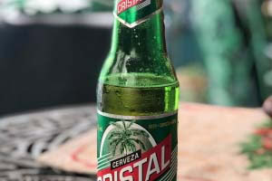 Cerveza Cristall Bier auf Kuba.