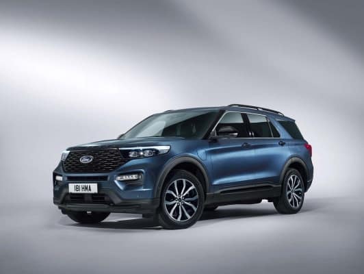 Frontansicht 2019 Ford Explorer Hybrid