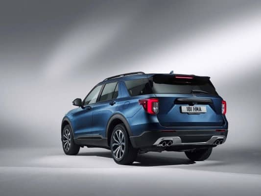 Heckansicht 2019 Ford Explorer Hybrid