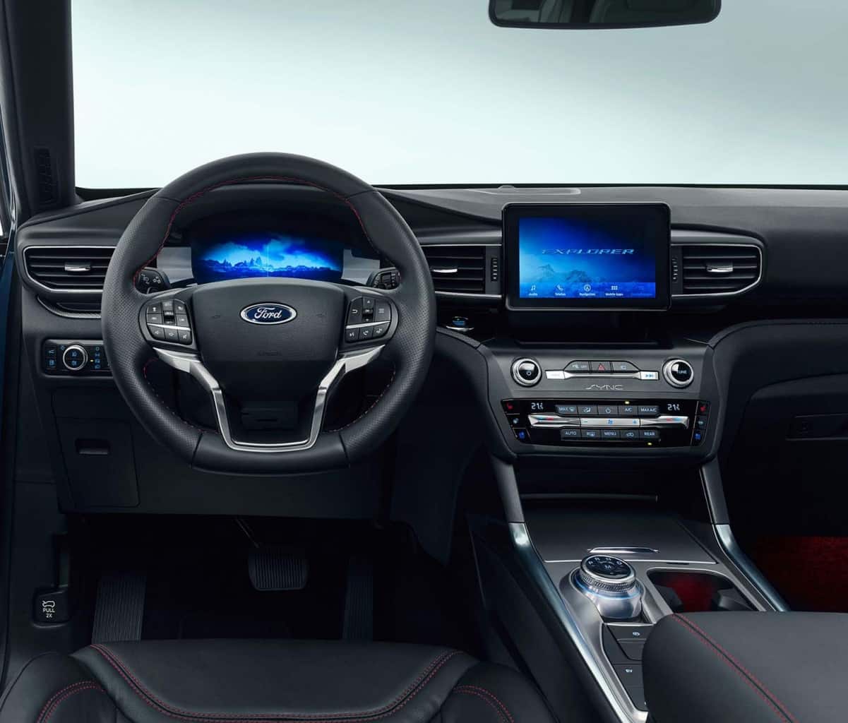 Cockpit 2019 Ford Explorer Hybrid