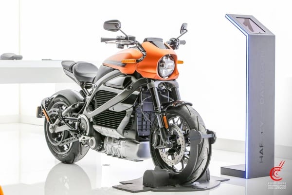 Die Harley-Davidson LiveWire auf der EICMA in Mailand