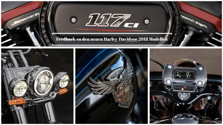 The new Harley Davidson models for 2018