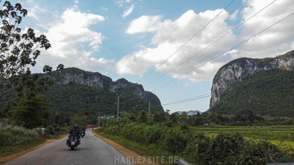Die Kreidefelsen im Tal von Vinales