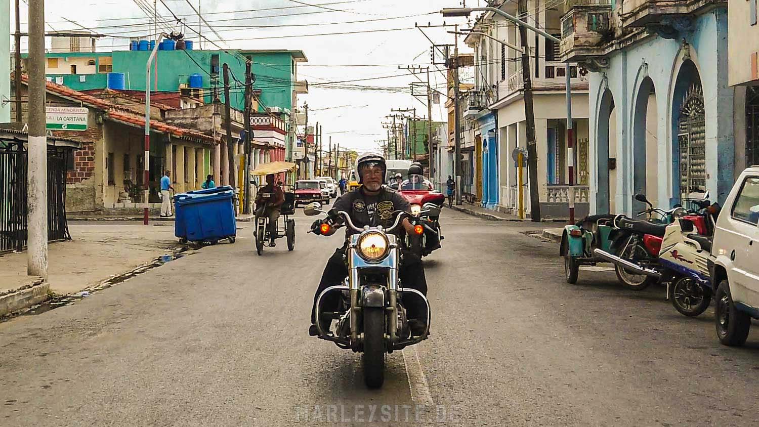 A Harley Davidson in Pinar del Rio
