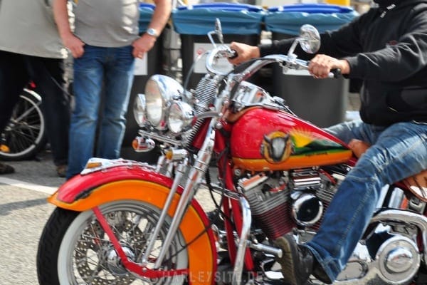Biker auf den Hamburg Harley Days 2010