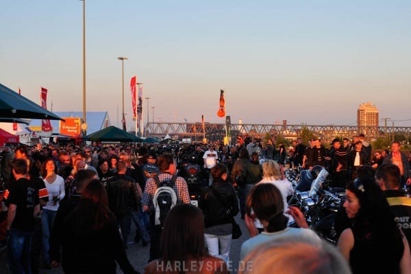 Das Hamburg Harley Days Eventgelände am Großmarkt 2010