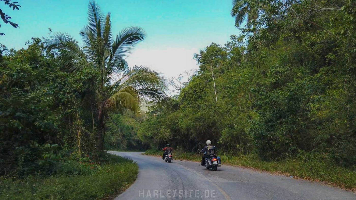 Teil 3 - Kuba Harley Tour nach Las Terrazas - Havanna Wir verlassen Vinales in Richtung Las Terrazas