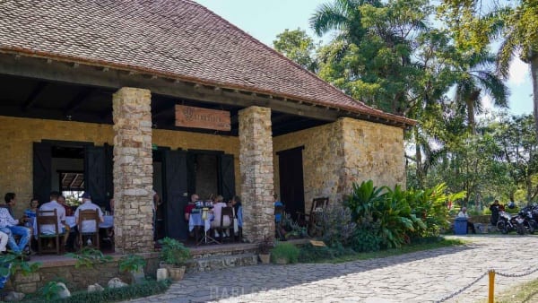 Das Restaurant der Kaffeeplantage