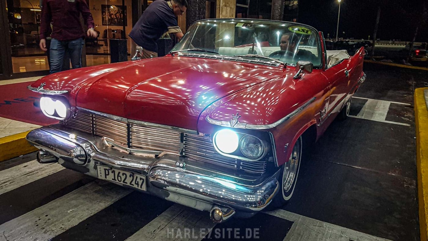 Teil 3 - Kuba Harley Tour nach Las Terrazas - Havanna Das coole US Cabrio werden wir später noch einmal wiedersehen werden