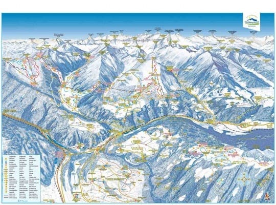WInter Map Südtirol