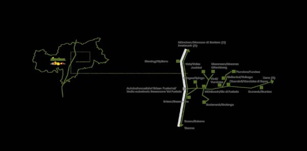 Übersichts Map Südtirol