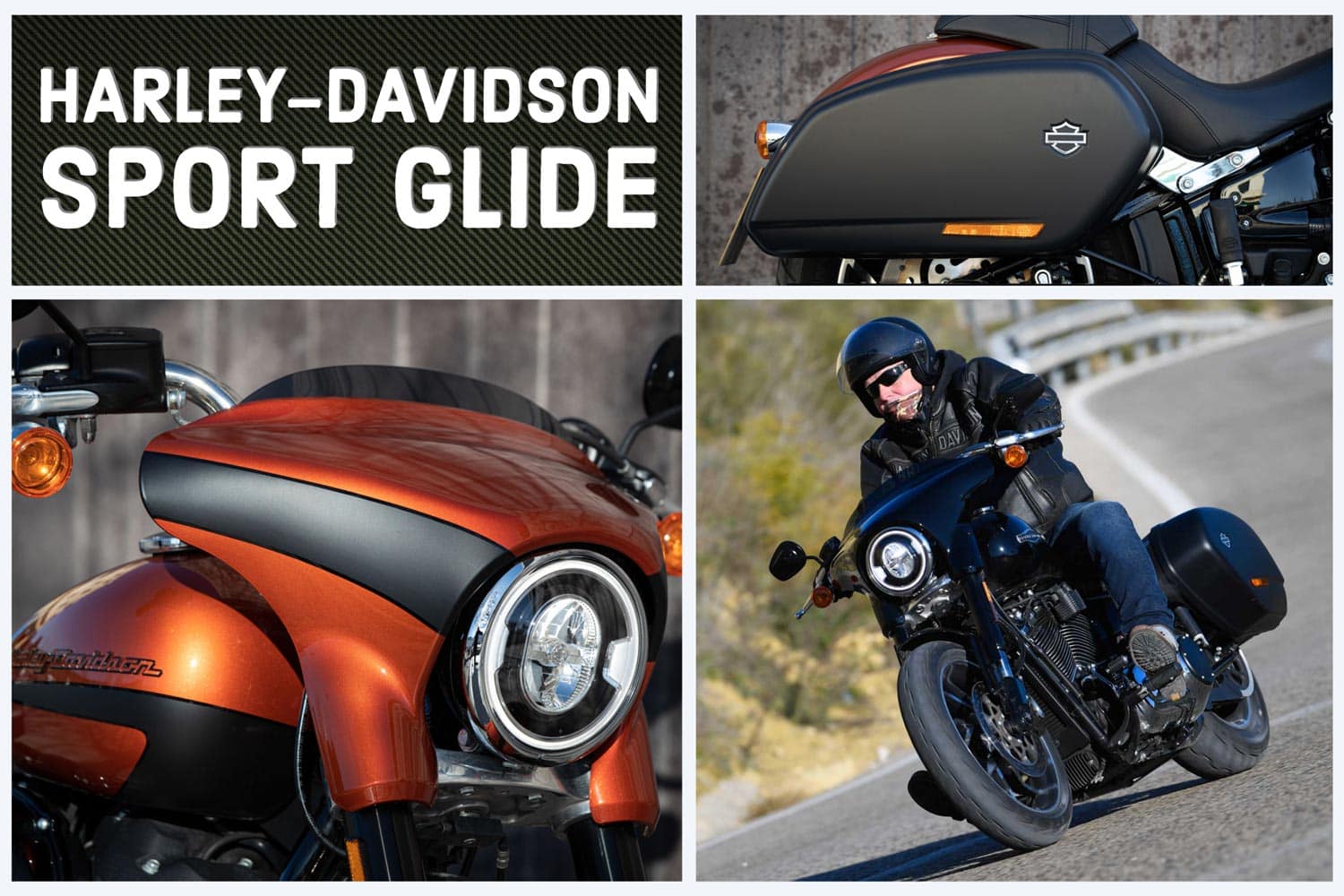 2020 Harley-Davidson Sport Glide Collage