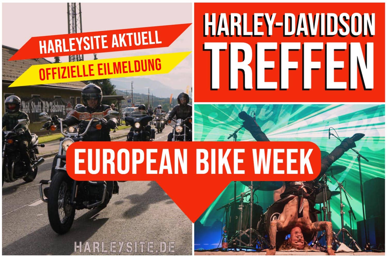 Aktuelle Meldung zur European Bike Week - Harley-Davidson Treffen