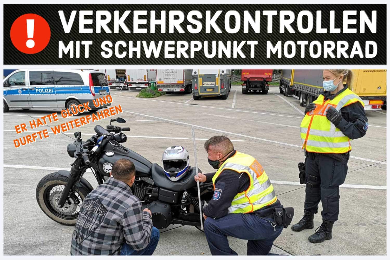 HDK Berlin - Pfingsten Motorradkontrollen
