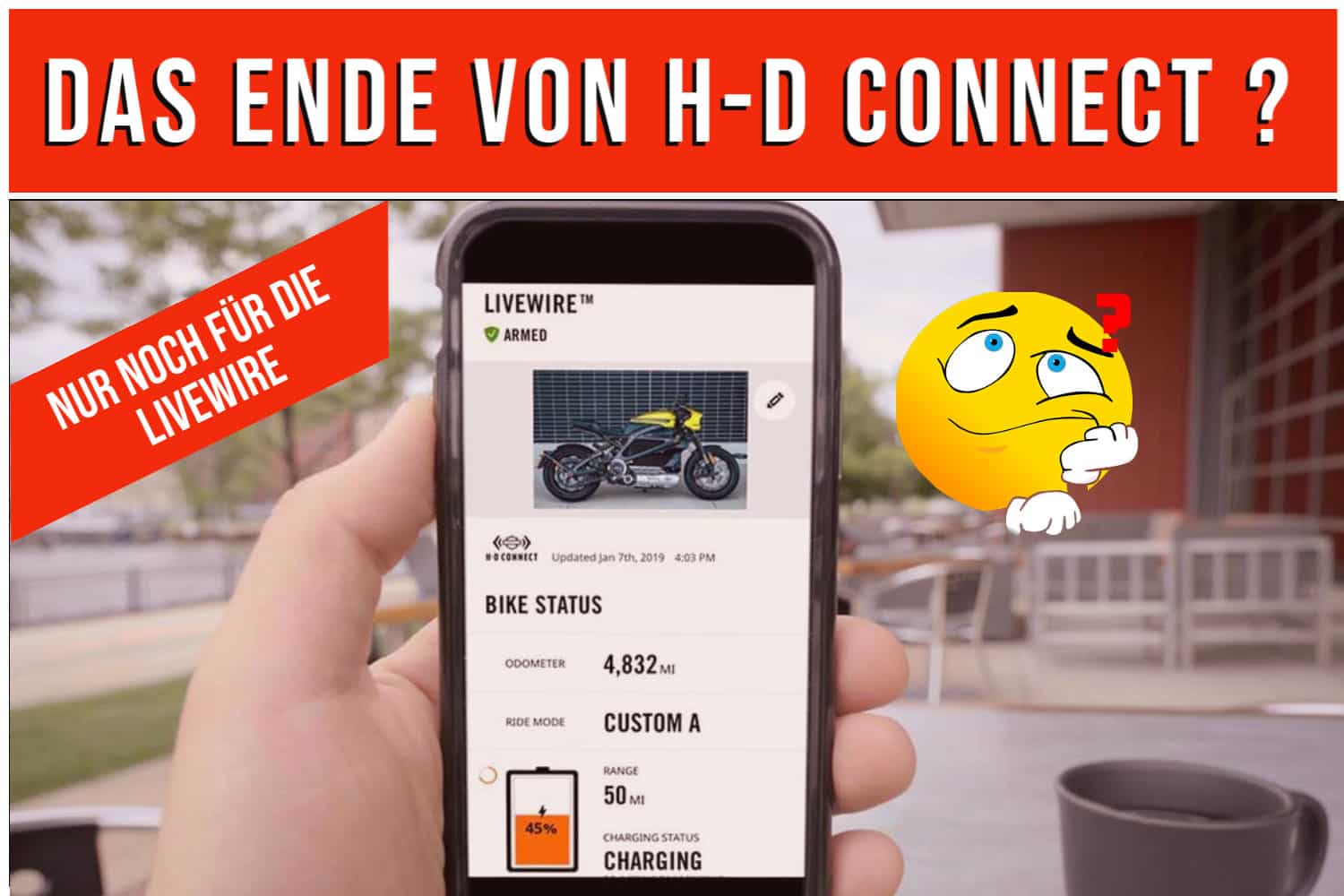 NAHT DAS ENDE VON H-D CONNECT?