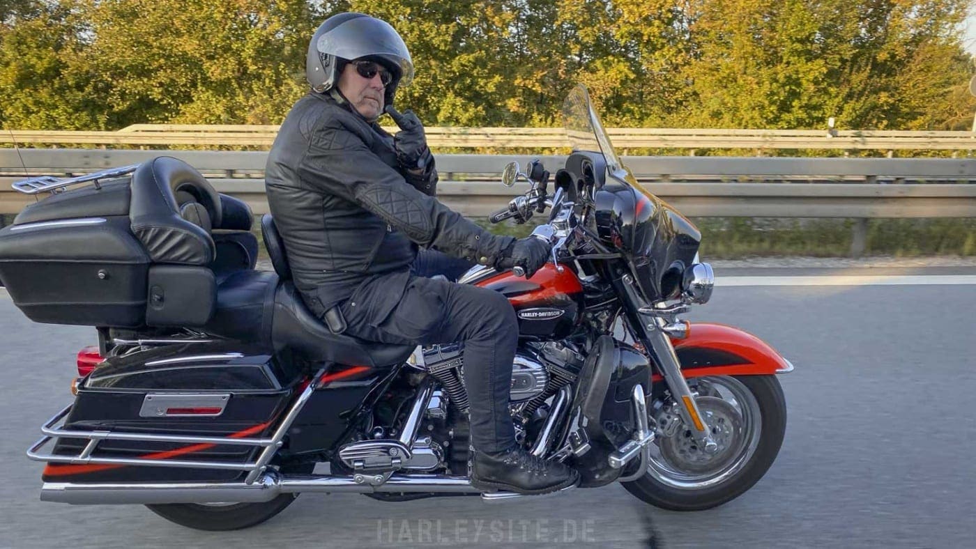 FAAK AM SEE AUF DIE ANDERE TOUR ERLEBEN - Teil 1 Hermann auf seiner E-Glide Screamin Eagle