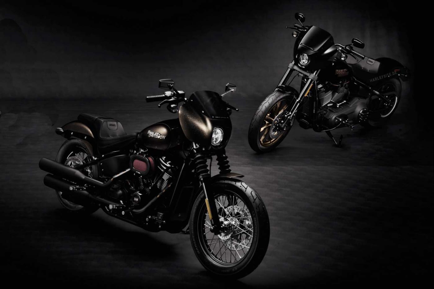 Street Bob Custom 2019 mit Softail Quarter Fairing