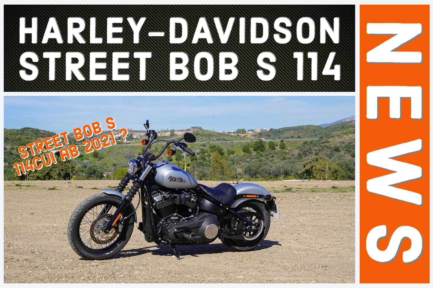 Street Bob S 114 Harley-Davidson - Foto zeigt Modell von 2020