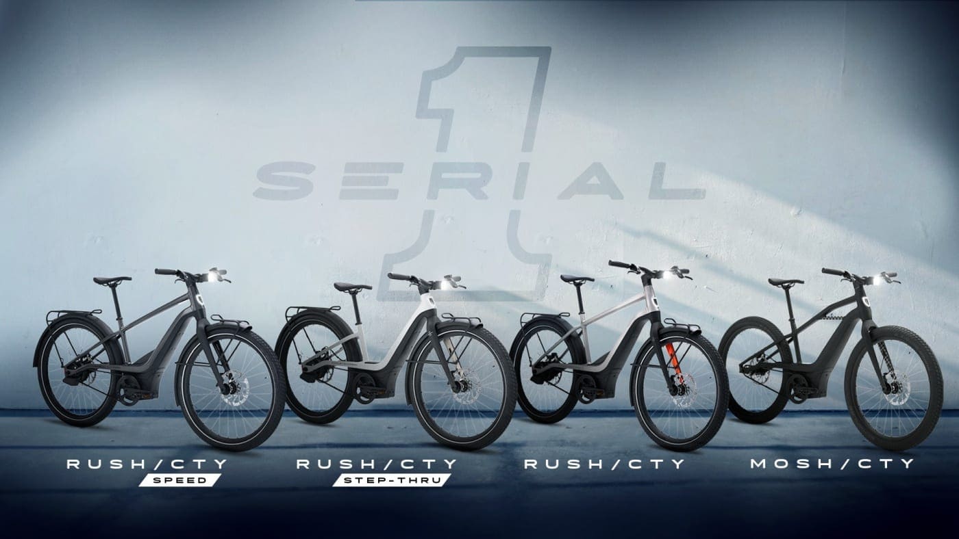 Serial 1 Powered by Harley-Davidson E-Bikes Serial 1 Bicycles mit Harley-Davidson Antrieb