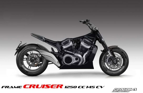 Frame Harley-Davidson RSCA Design Konzeptstudie